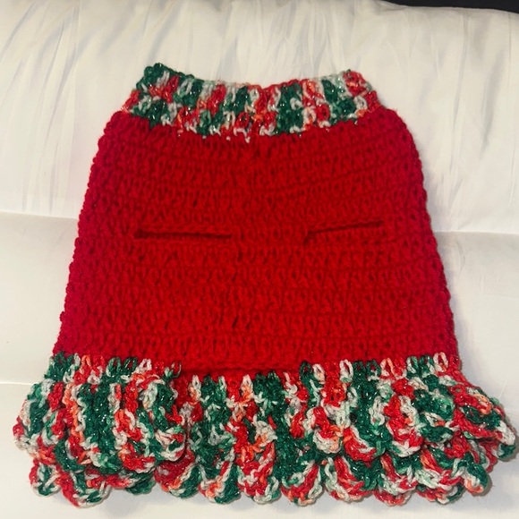 Hand crafted pets Crochet dress - Picture 3 of 6
